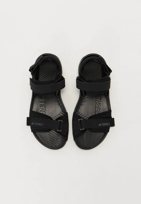 Сандалии для ходьбы hydroterra Adidas Terrex, Core Black/Grey — фото 4