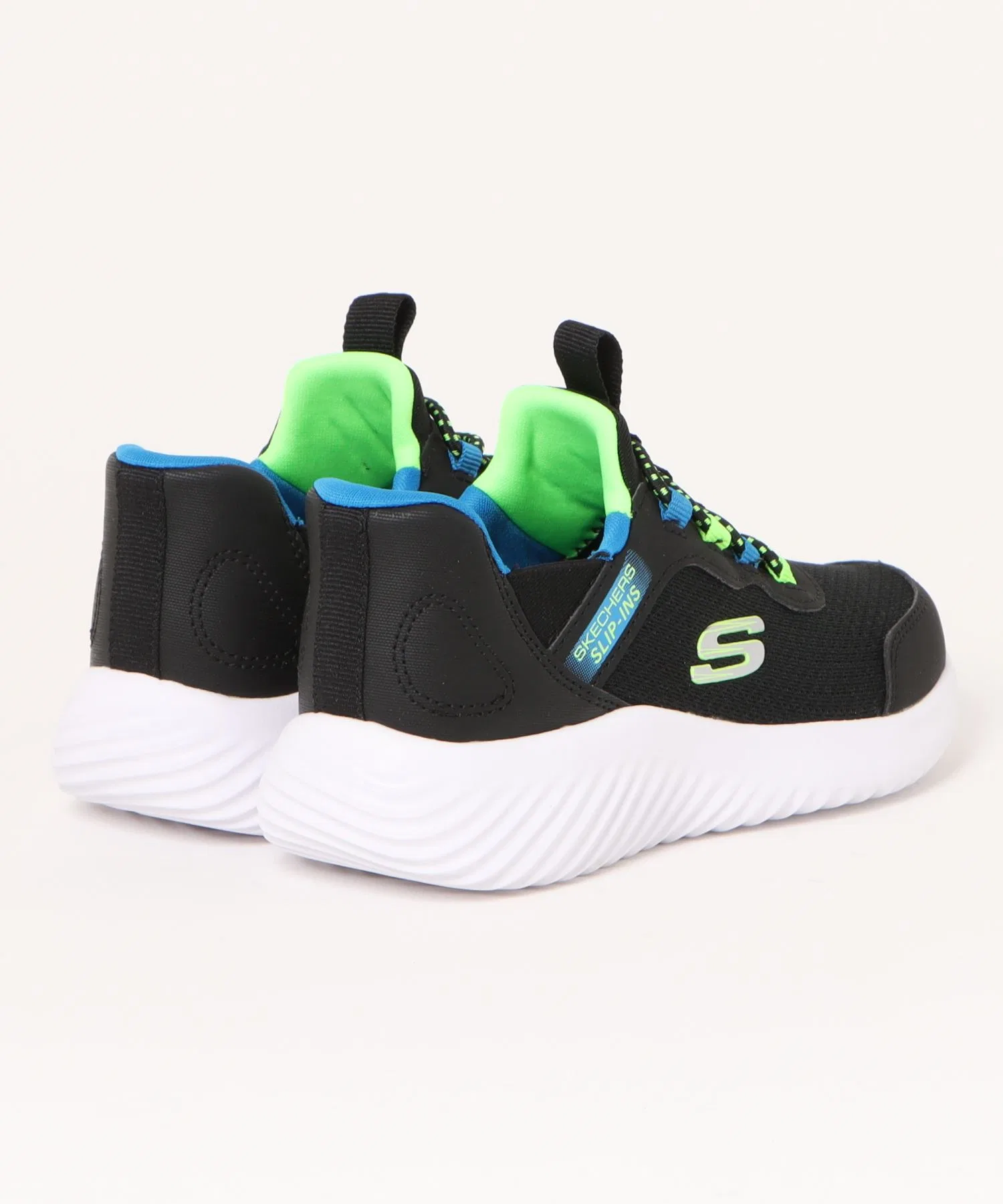 Детские кроссовки SKECHERS BOUNDER - BRISK-BURST тёмно-синие — фото 2