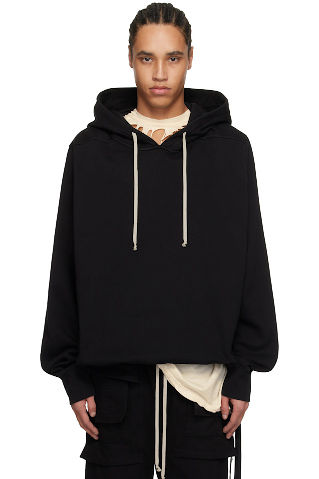 

Оверсайз худи Hollywood Rick Owens Drkshdw, черный