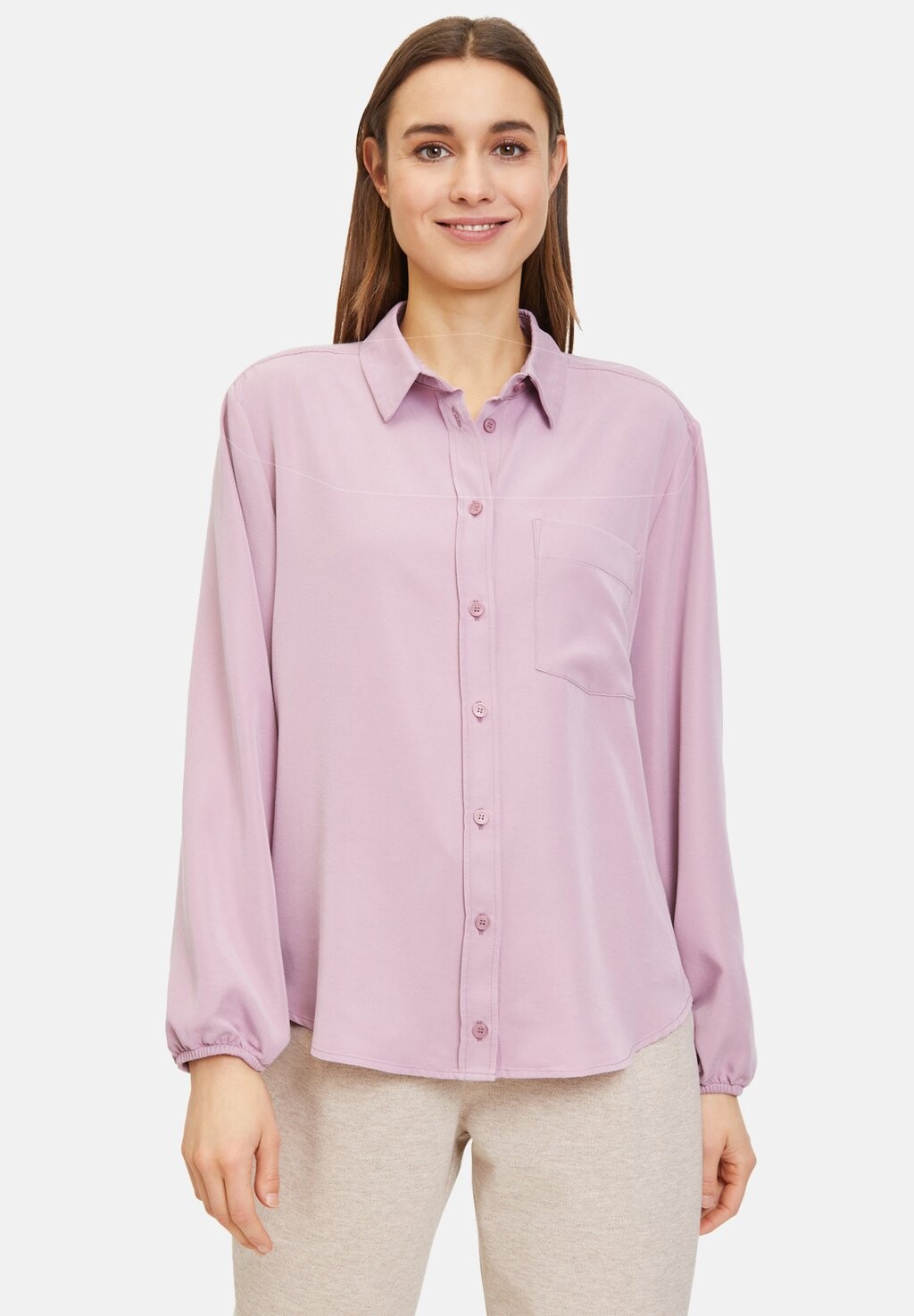 

Блузка-рубашка BETTY & CO HEMDBLUSE MIT AUFGESETZTEN TASCHEN, цвет orchid haze