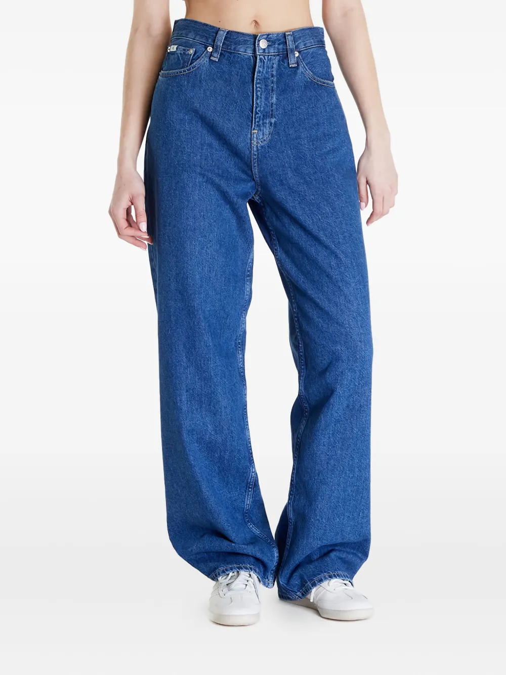 

Джинсы с логотипом Calvin Klein Jeans, синий