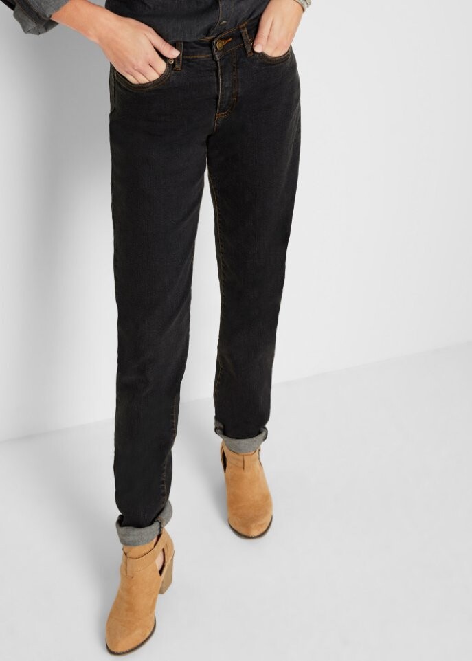 Джинсы-бестселлеры стрейч mom John Baner Jeanswear, черный — фото 3