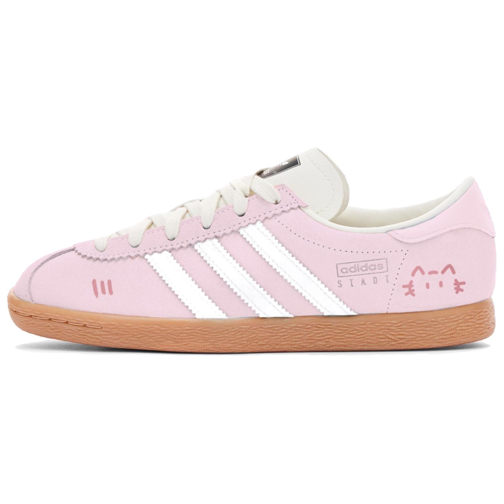 

Adidas Originals Stadt устойчивые к истиранию низкие армейские кроссовки German Army Trainers Unisex Pink