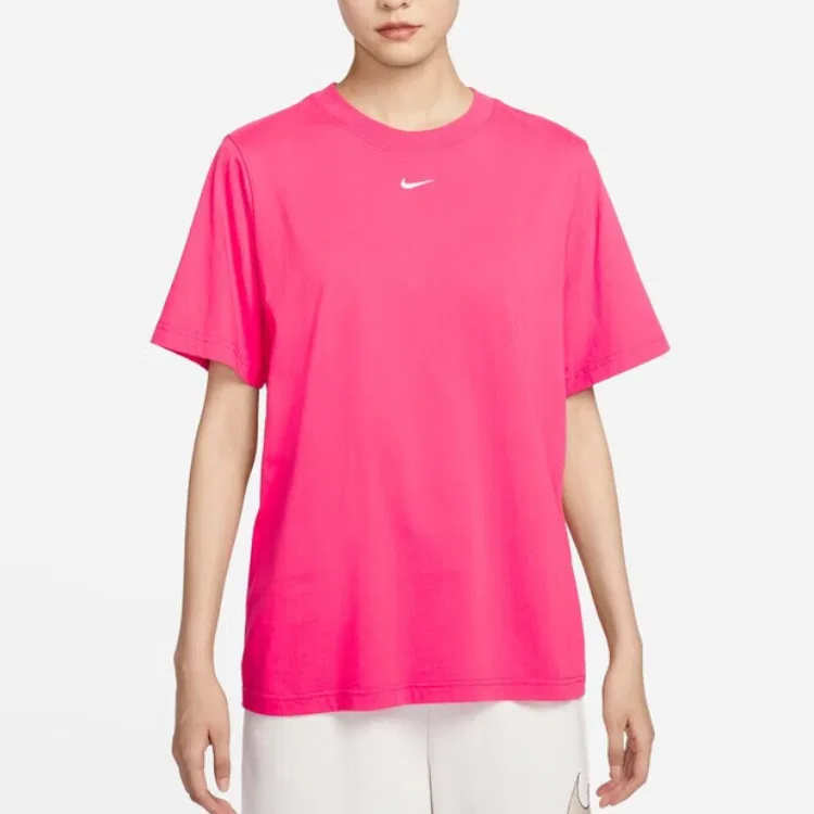 Футболка Nike Sportswear Essential Women's Light Fused Red — фото 4