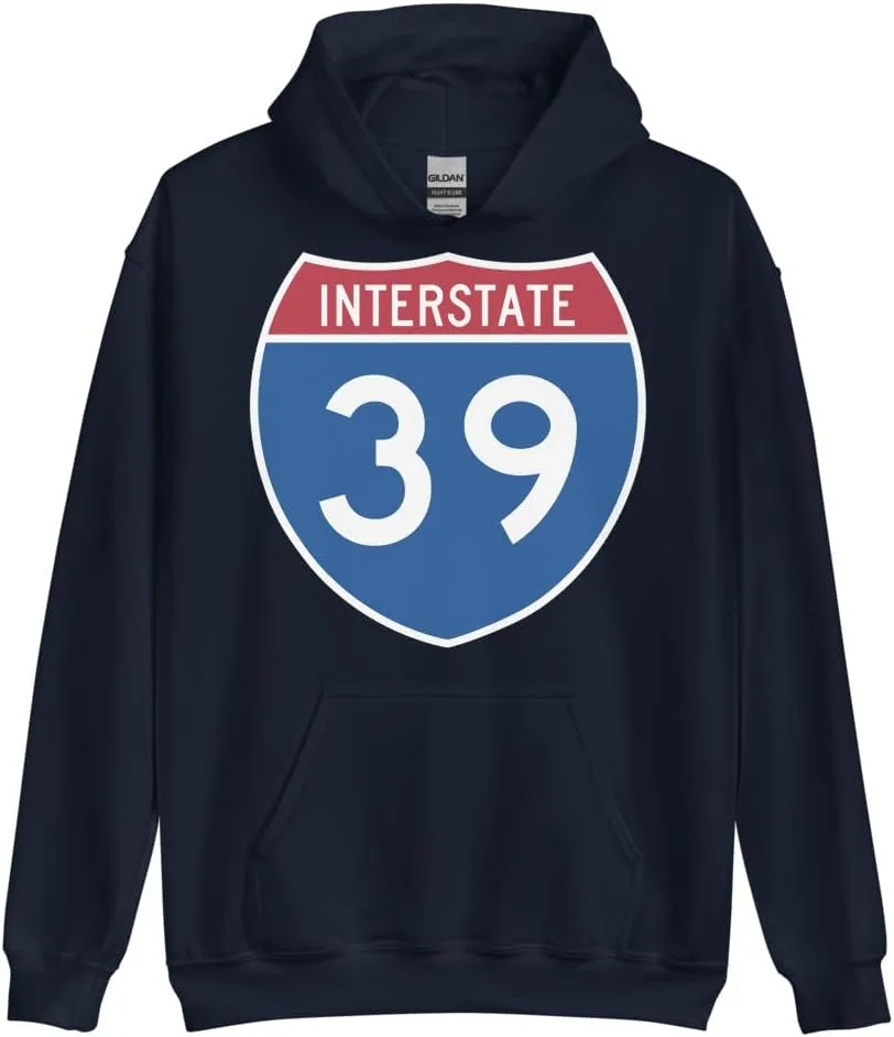 Толстовка Interstate 39 Generic, темно-синий