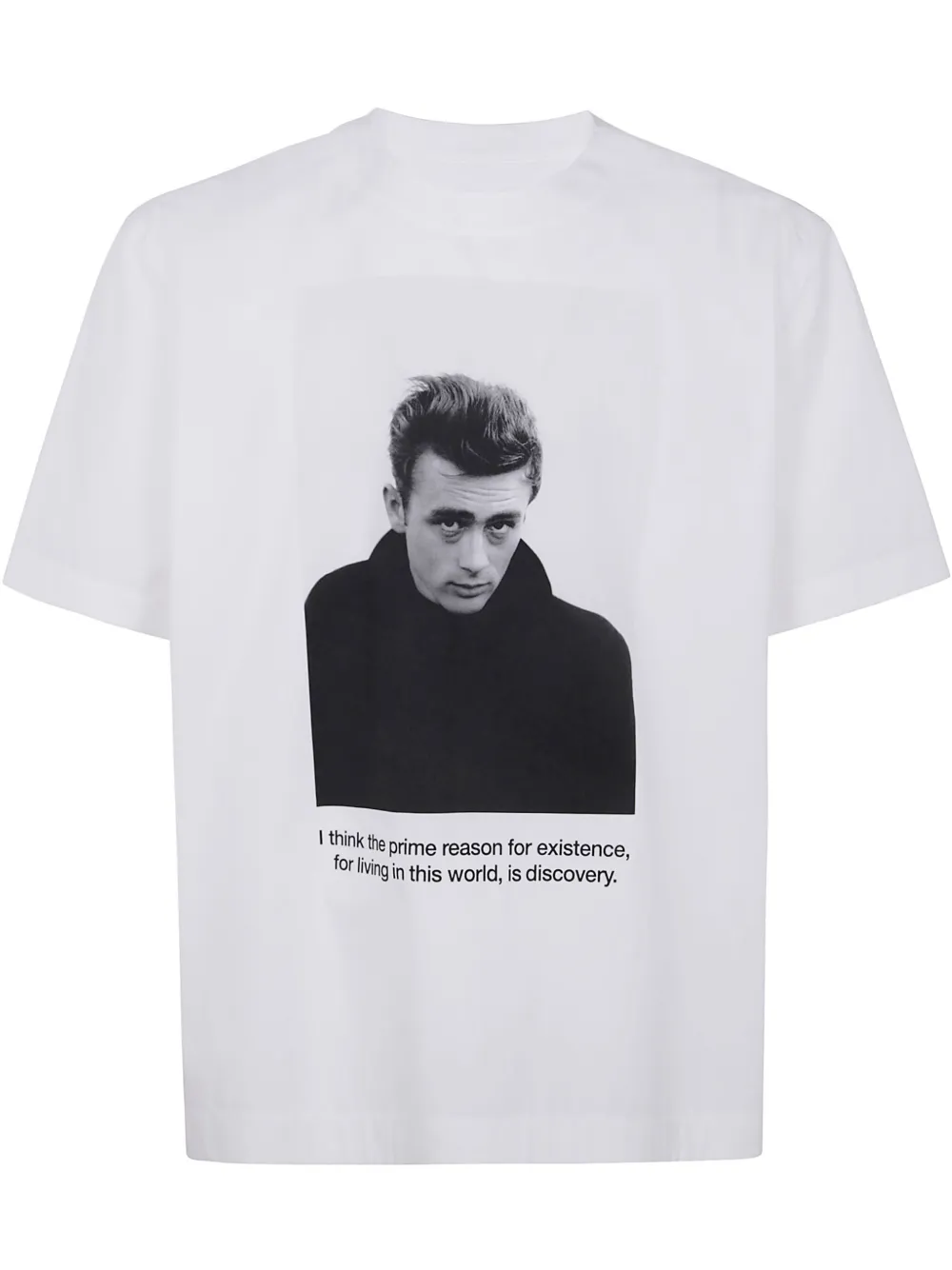 

Футболка с принтом James Dean SACAI, белый