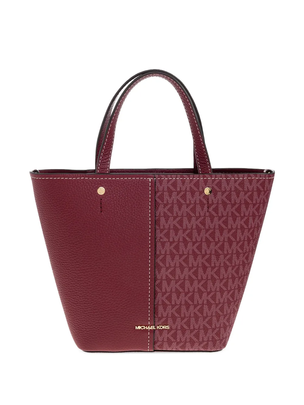 

Сумка-тоут Flora с монограммой среднего размера Michael Michael Kors, красный