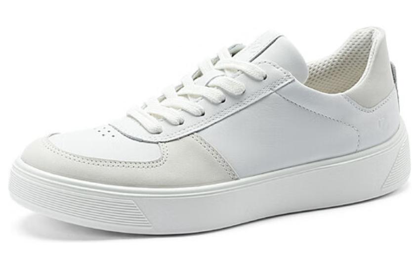 

Кроссовки ecco Skateboarding Shoes Women's Low-top White, белый