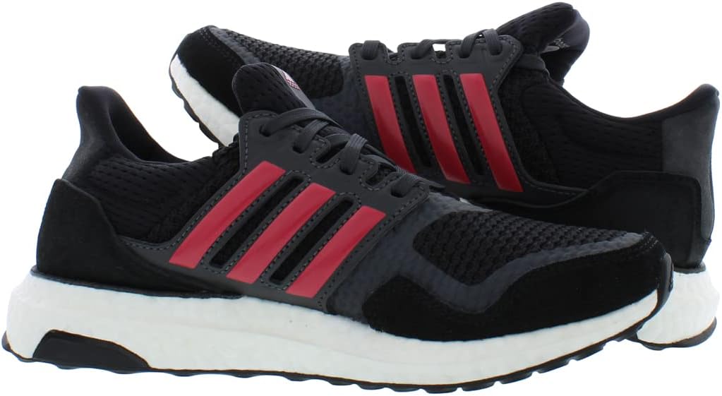 Мужские беговые кроссовки Adidas Ultraboost Cold.RDY, белый/черный/красный — фото 4