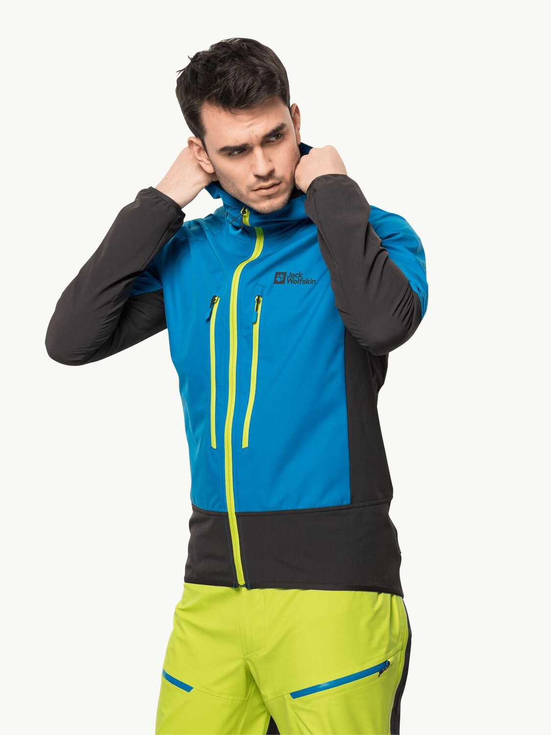 

Куртка Jack Wolfskin ALPSPITZE HOODY M, синий