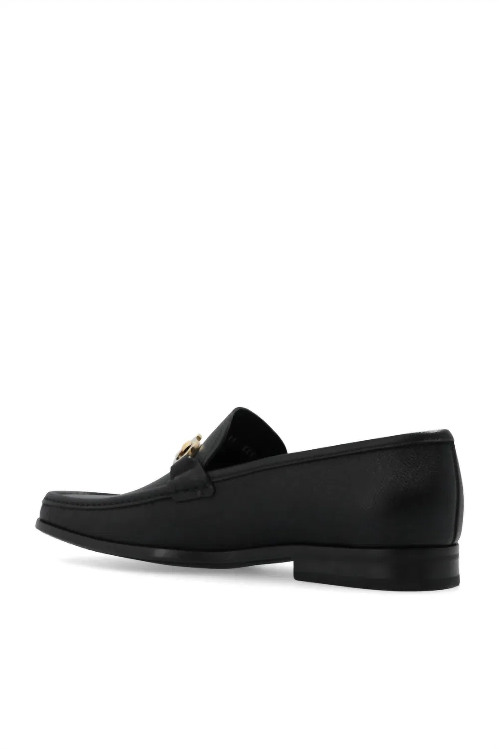 Salvatore Ferragamo Мужские мокасины Chris Slip On черного цвета — фото 3