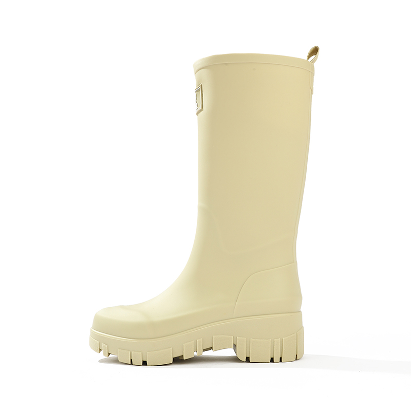 Водонепроницаемые резиновые сапоги Traveller женские UBZ, Linen Beige Yellow