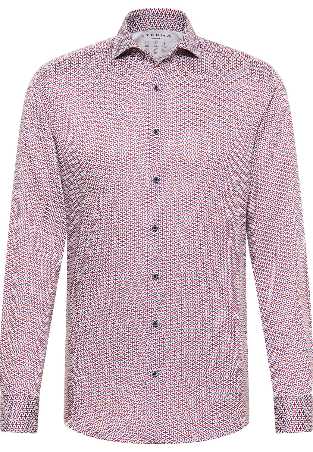 

Рубашка Eterna SLIM FIT, красный