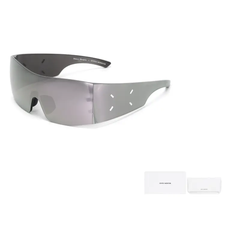 

GENTLE MONSTER Солнцезащитные очки Maison Margiela серебристые, Silver