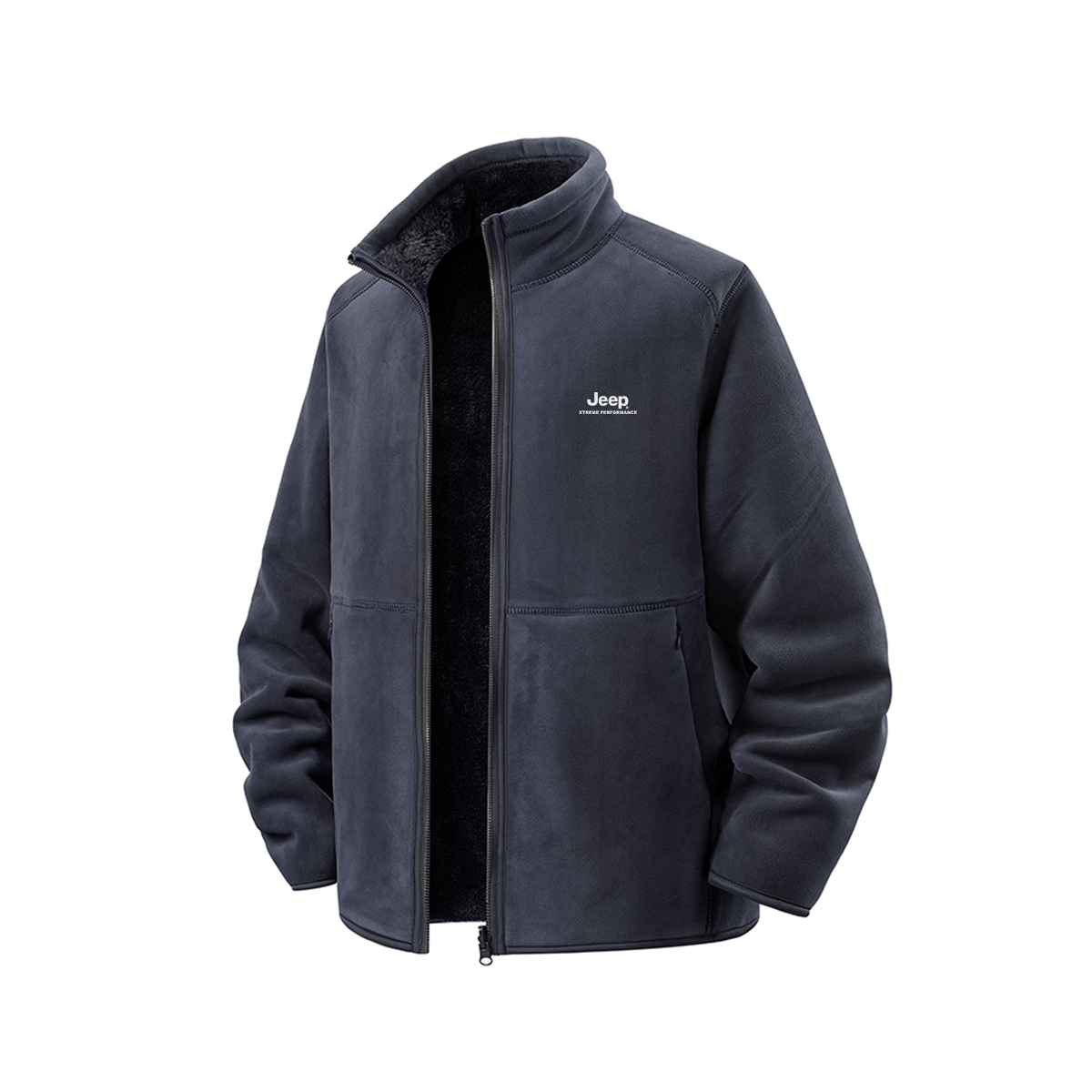 

Куртка Unisex Stand Collar Thickened Others Jeep, темно-серый