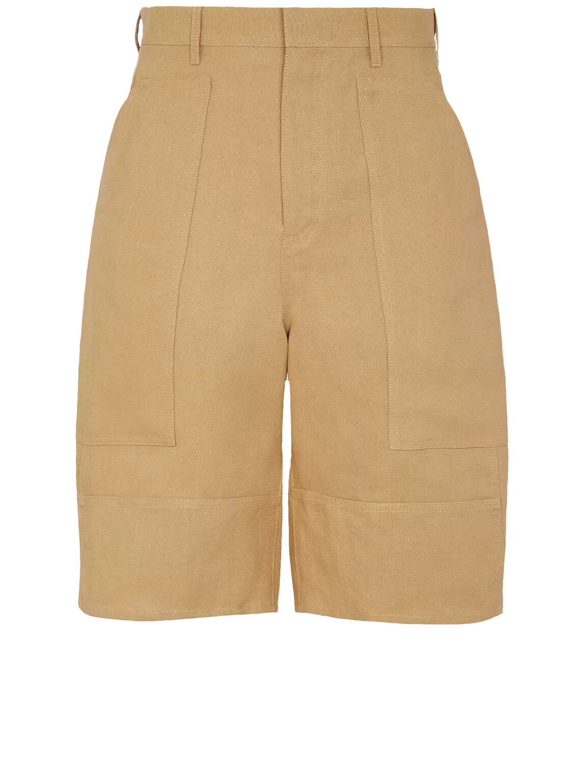 

Шорты Fendi Canvas bermuda, бежевый