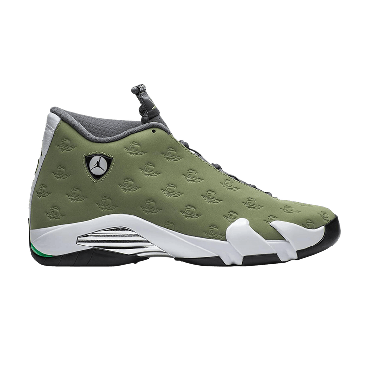 

Кроссовки Air Jordan Air Jordan 14 Retro 'Oregon Ducks - Basketball' PE, зеленый