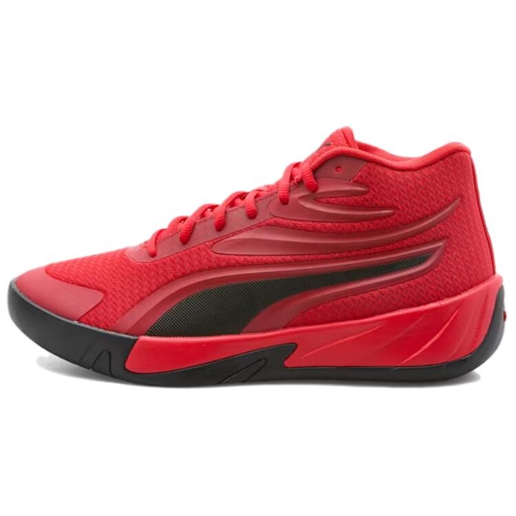 

Баскетбольные кроссовки унисекс, средний верх, красные/черные Puma