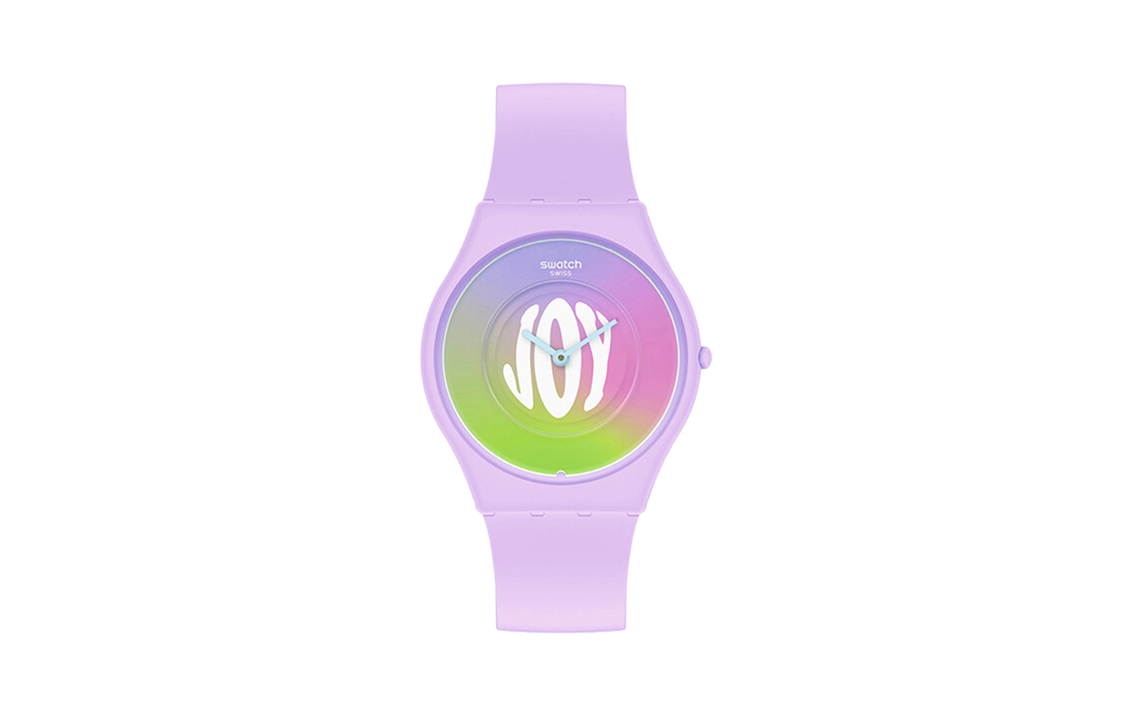 

SWATCH Часы Unisex 34mm Purple Watch SS09V101