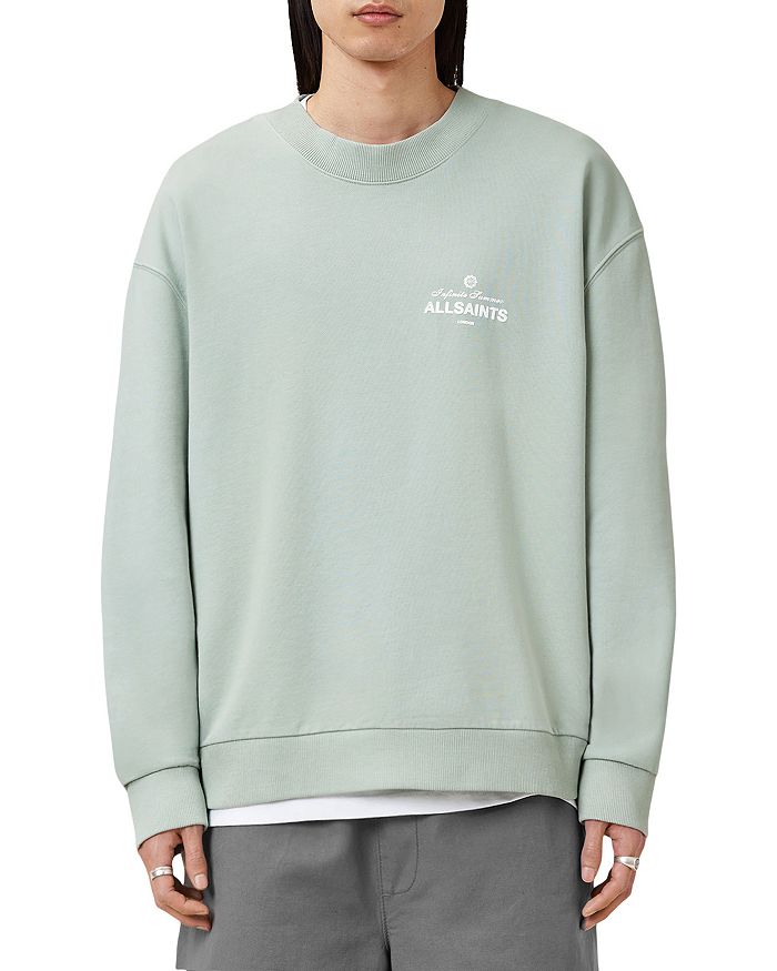

Свитшот с логотипом Soleil Crewneck ALLSAINTS, черный