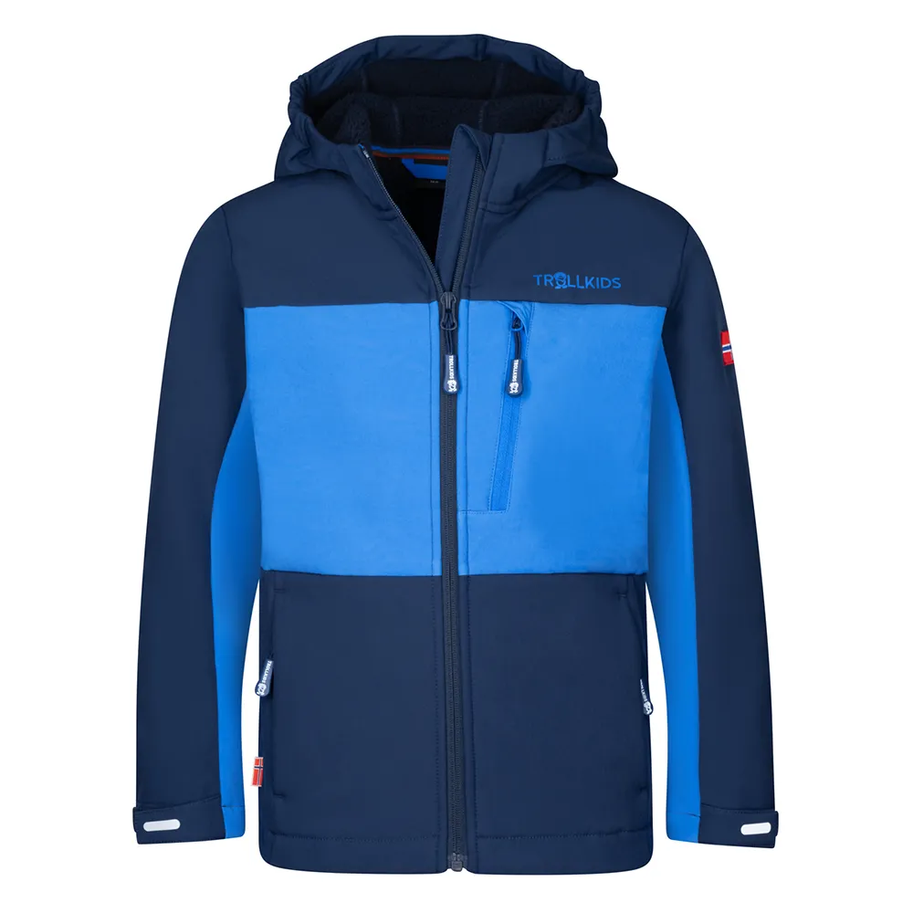 

Куртка Trollkids Bergsfjord Winter softshell, синий