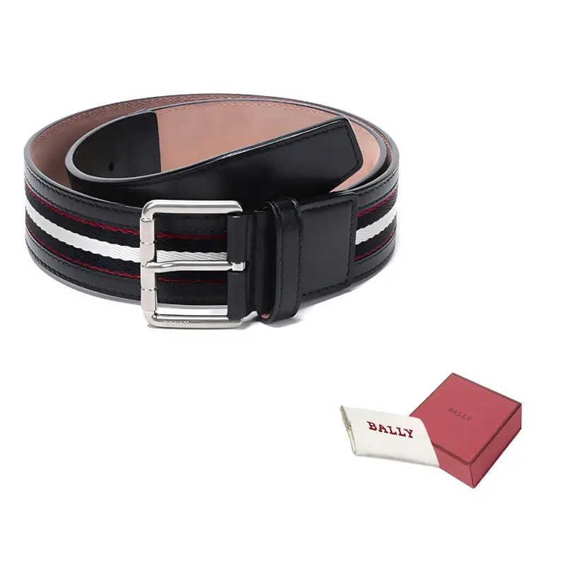 

BALLY Кожаный ремень мужской, Black