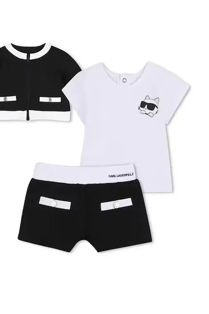Комплект детский из джерси Karl Lagerfeld, черный