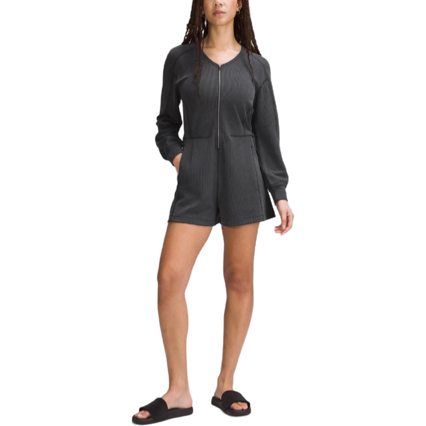 

Женское боди Softstreme с круглым вырезом Lululemon, черный/blk