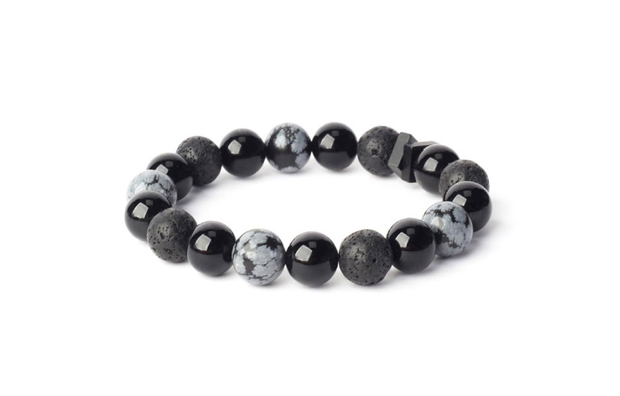 

SHARK BABY Белый бирюзовый синтетический нефритовый браслет Unisex