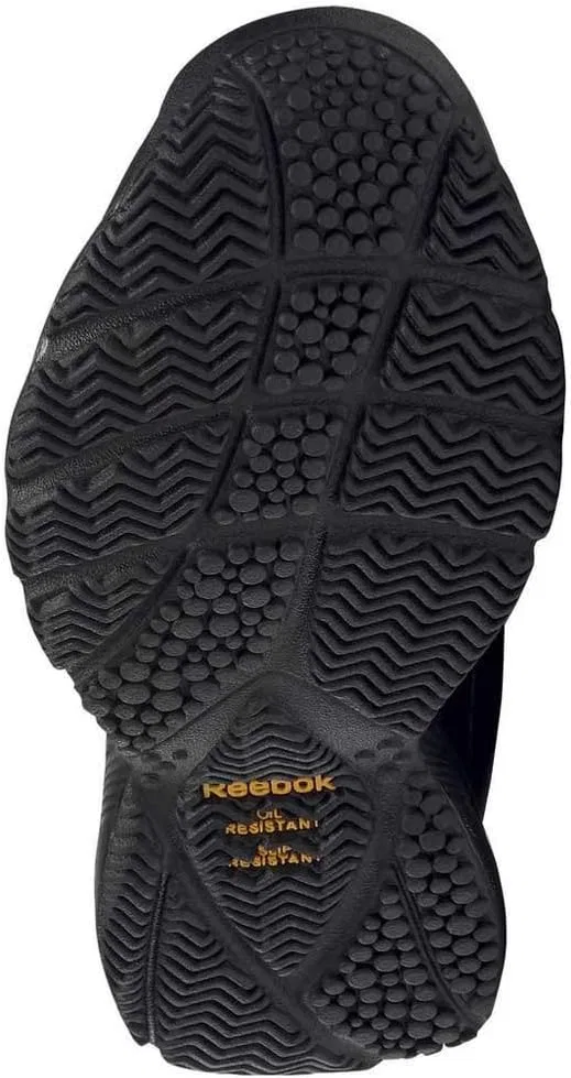 Мужские рабочие кроссовки Reebok Work N Cushion 4.0 Kc для ходьбы, Black Cold Grey 5 Black — фото 2