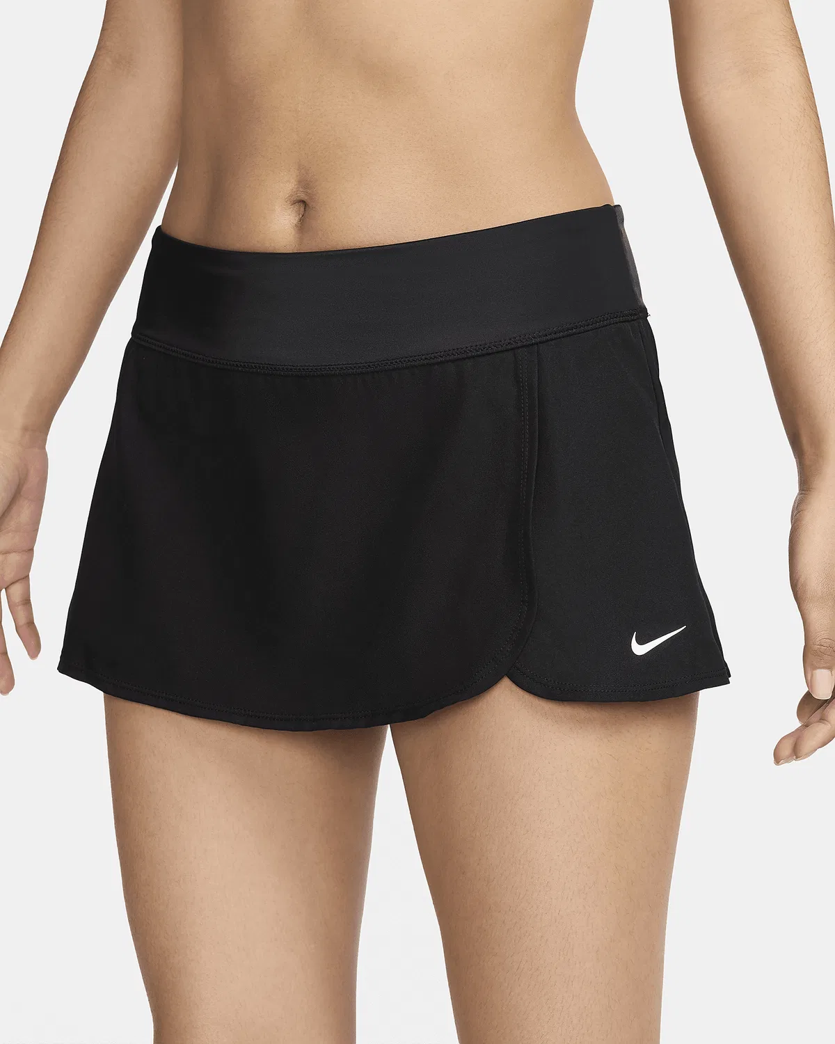 Женская юбка для серфинга Nike Swim Effortless Essential, Black — фото 2