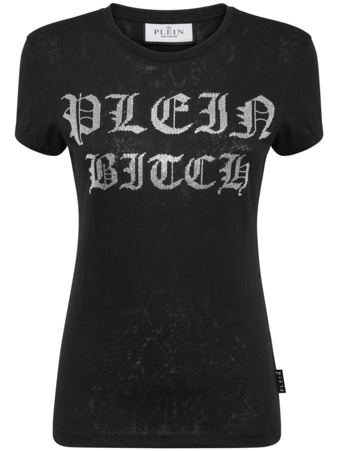 

Philipp Plein футболка Sexy Pure Gothic Plein с кристаллами, черный