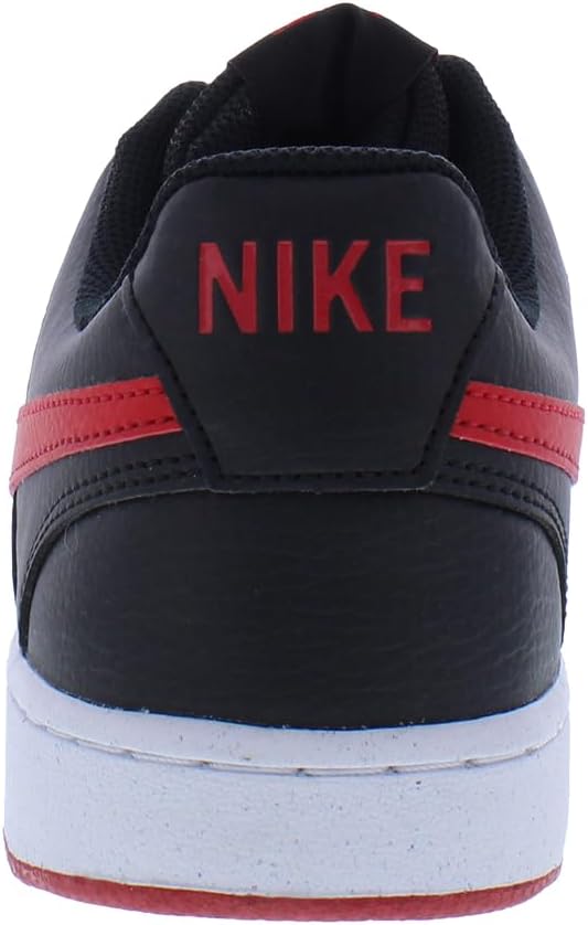 Кроссовки Nike Mens Court Vision LoSneaker, Black/University Red/White-Black — фото 3