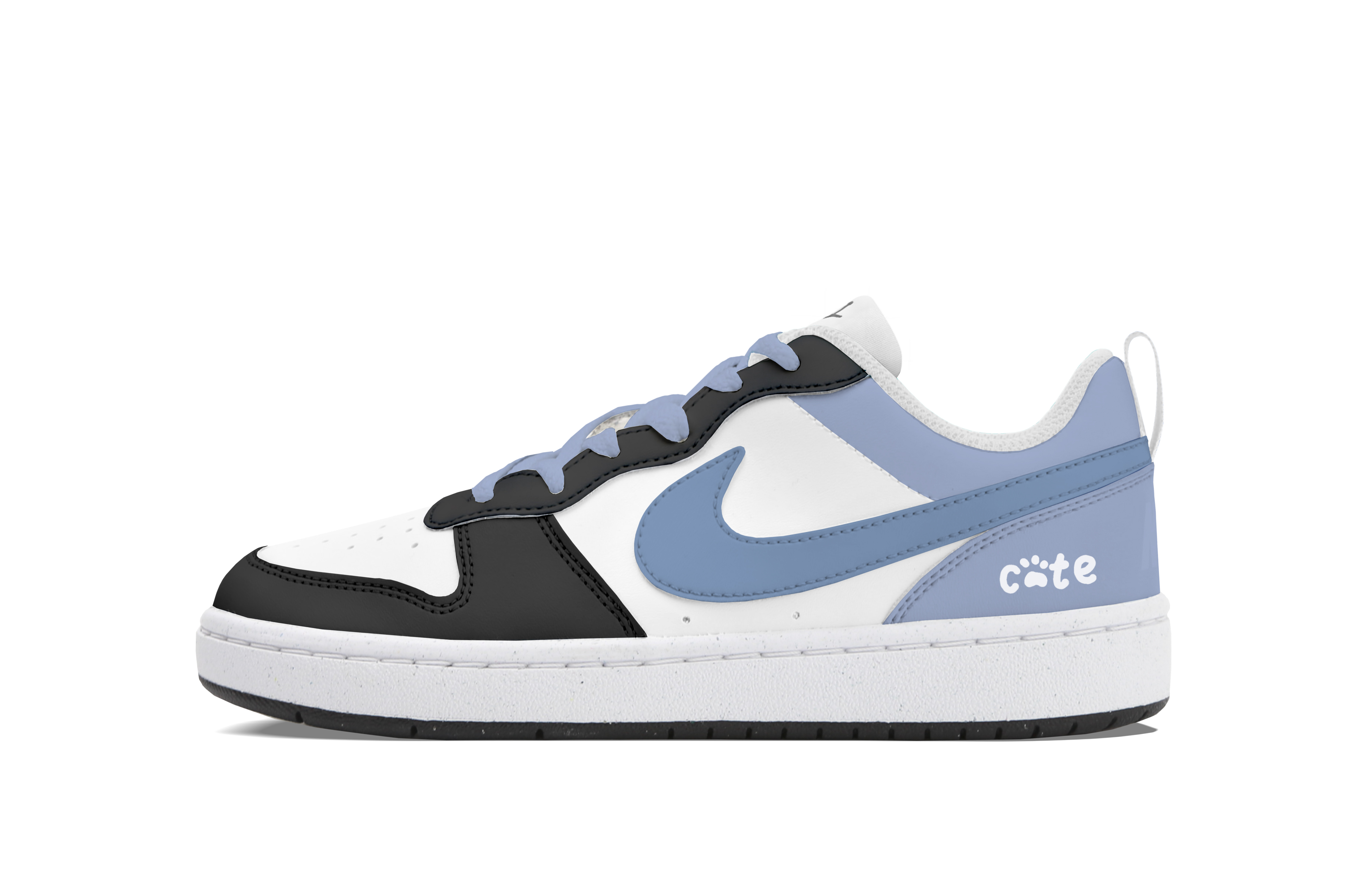 

Детские скейтерские кроссовки Court Borough для младших школьников Nike, синий