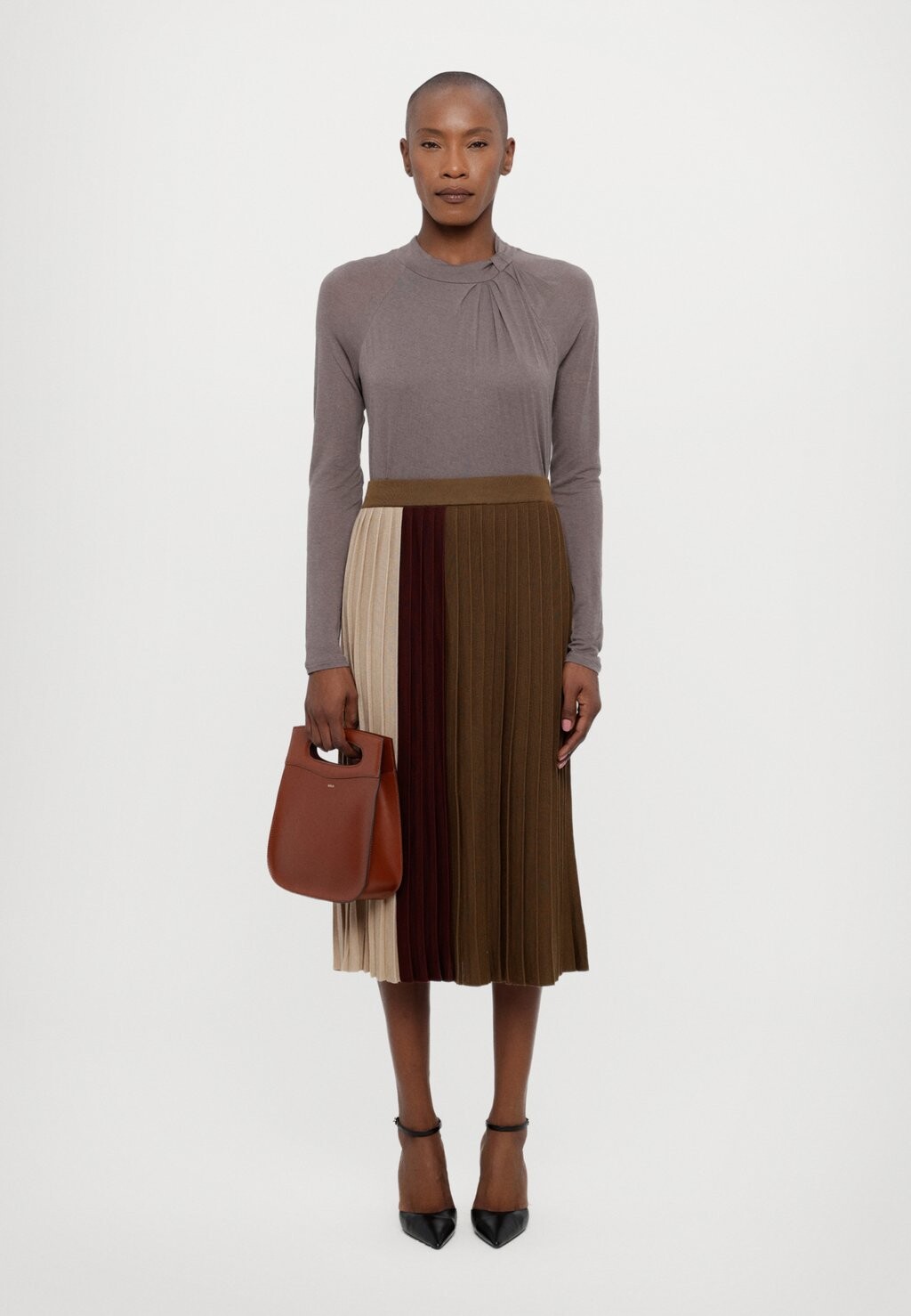 

Юбка плиссированная VIRGIN WEEKEND MaxMara, песочный