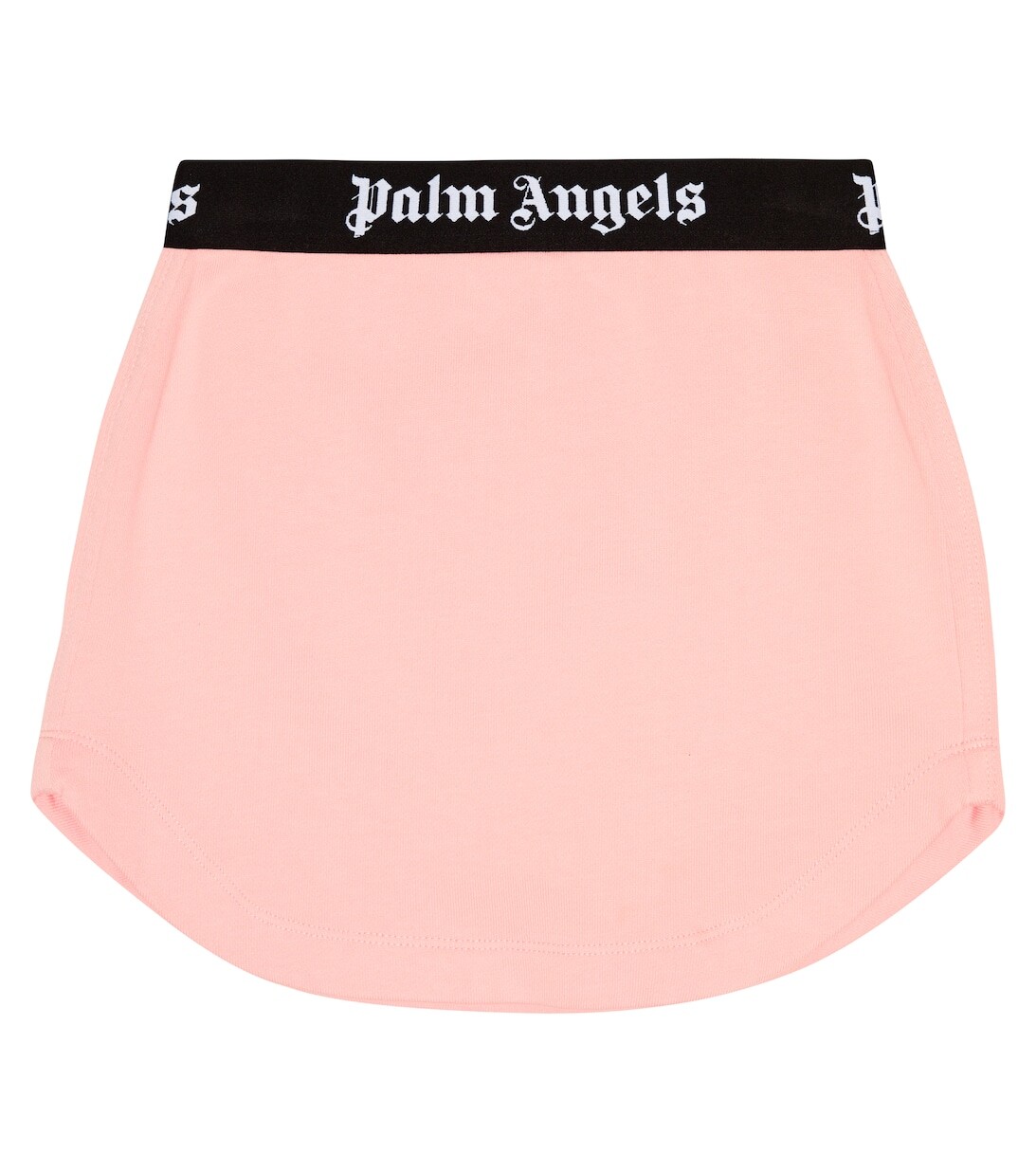 

Юбка из хлопкового джерси с логотипом Palm Angels, розовый