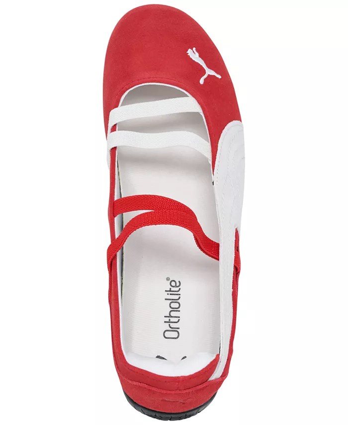 Женские балетки Speedcat Suede от Finish Line Puma, красный — фото 4