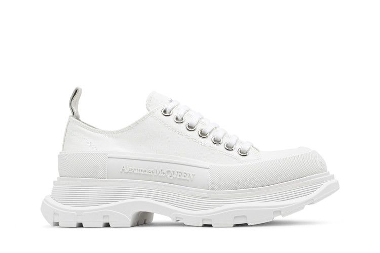Кроссовки Alexander McQueen Alexander McQueen Wmns Tread Slick Lace Up 'White', белый — фото 2