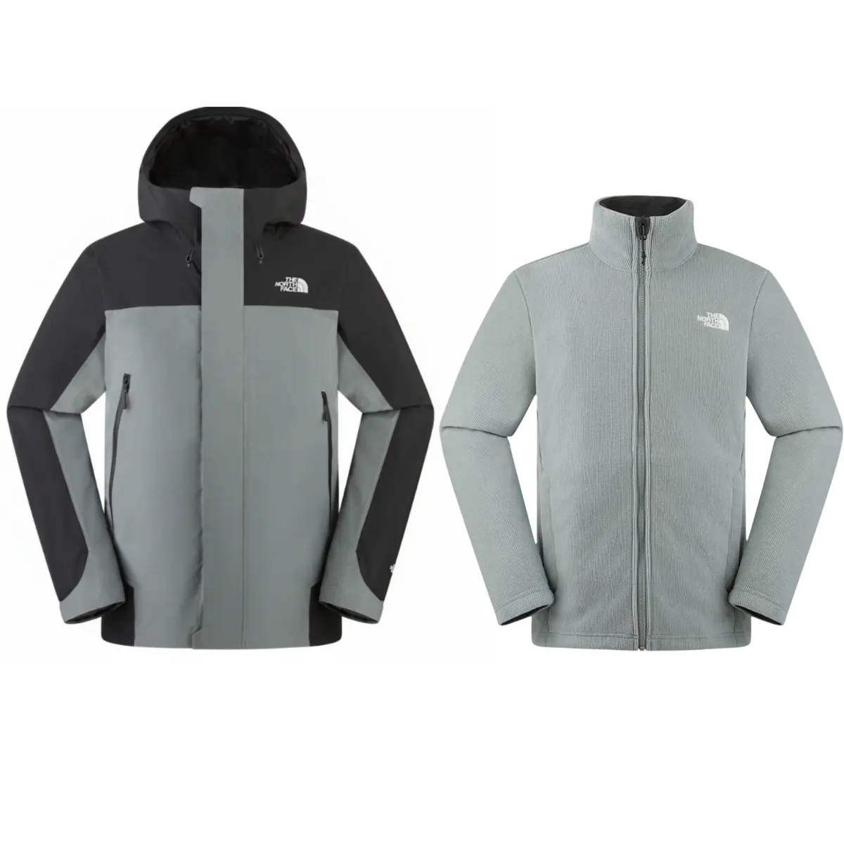 

Мужская водонепроницаемая, ветрозащитная, дышащая и утепленная ветровка для походов The North Face, k9b/ink carbon серый