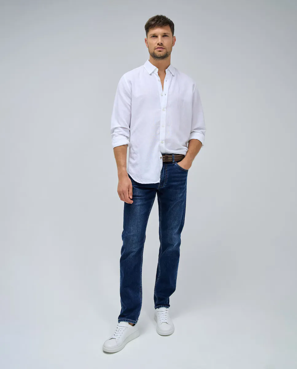 

Узкие мужские джинсы синего цвета Salsa Jeans, синий