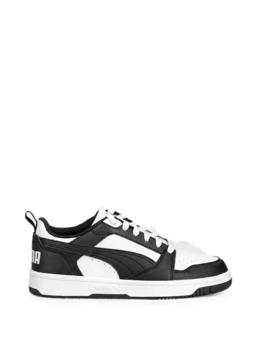 Кроссовки Rebound V6 с перфорированными панелями Puma Kids, белый — фото 2