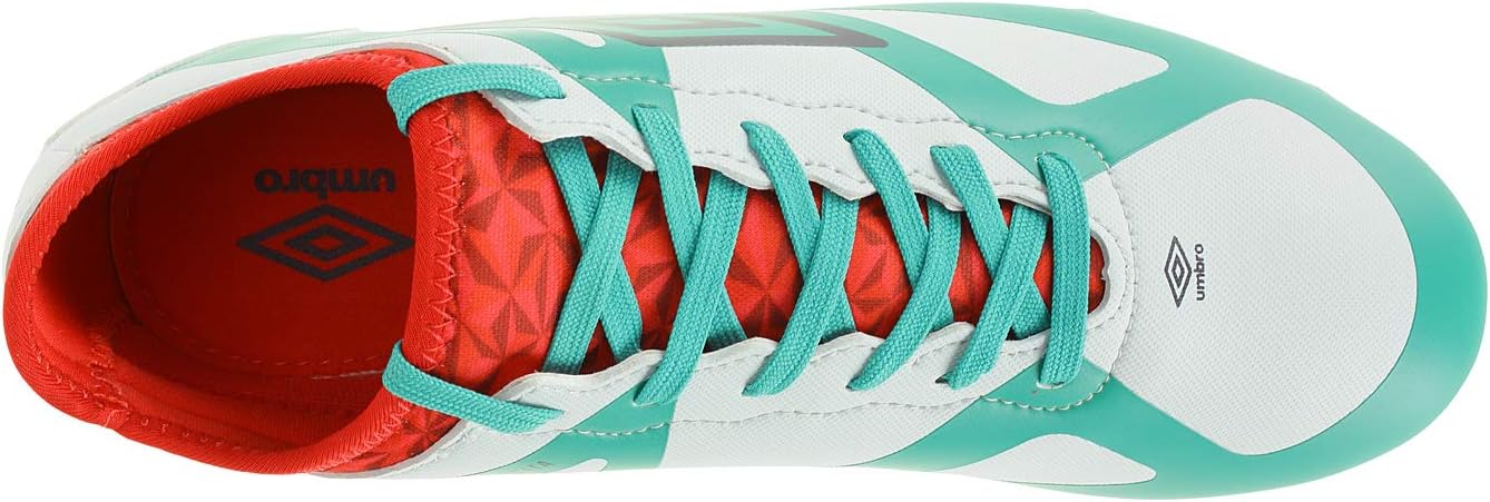 Мужские футбольные бутсы Umbro Velocita III Premier для твердого грунта, синий/красный/зеленый — фото 4