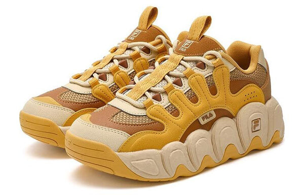 Кроссовки croissant chunky sneakers 'yellow brown' Fila, желтый — фото 3