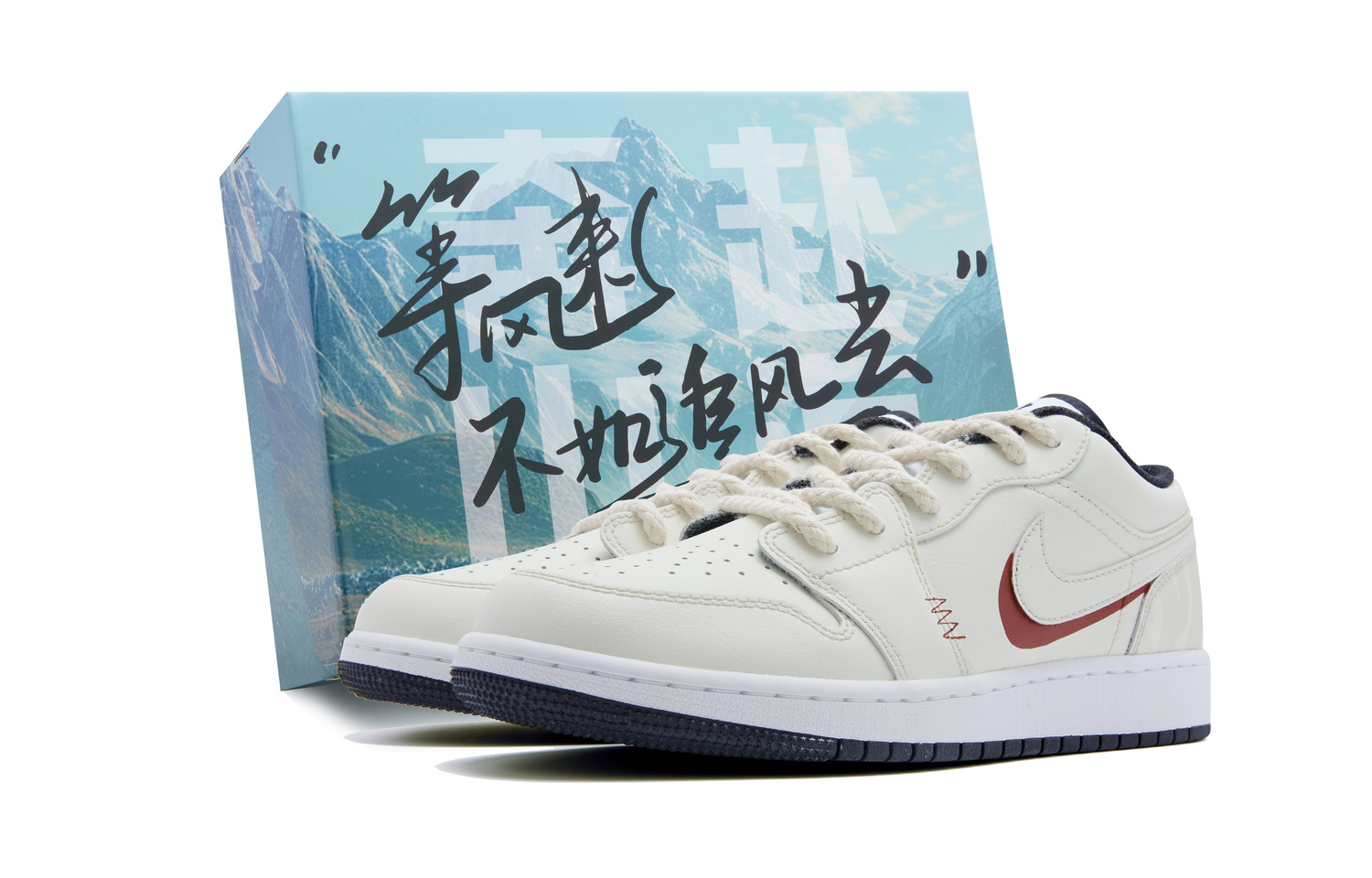 

Кроссовки Air 1 с амортизацией, противоскользящие, устойчивые к истиранию, низкие, винтажные баскетбольные мужские бежево-красные Jordan, кастомные бежево-красные