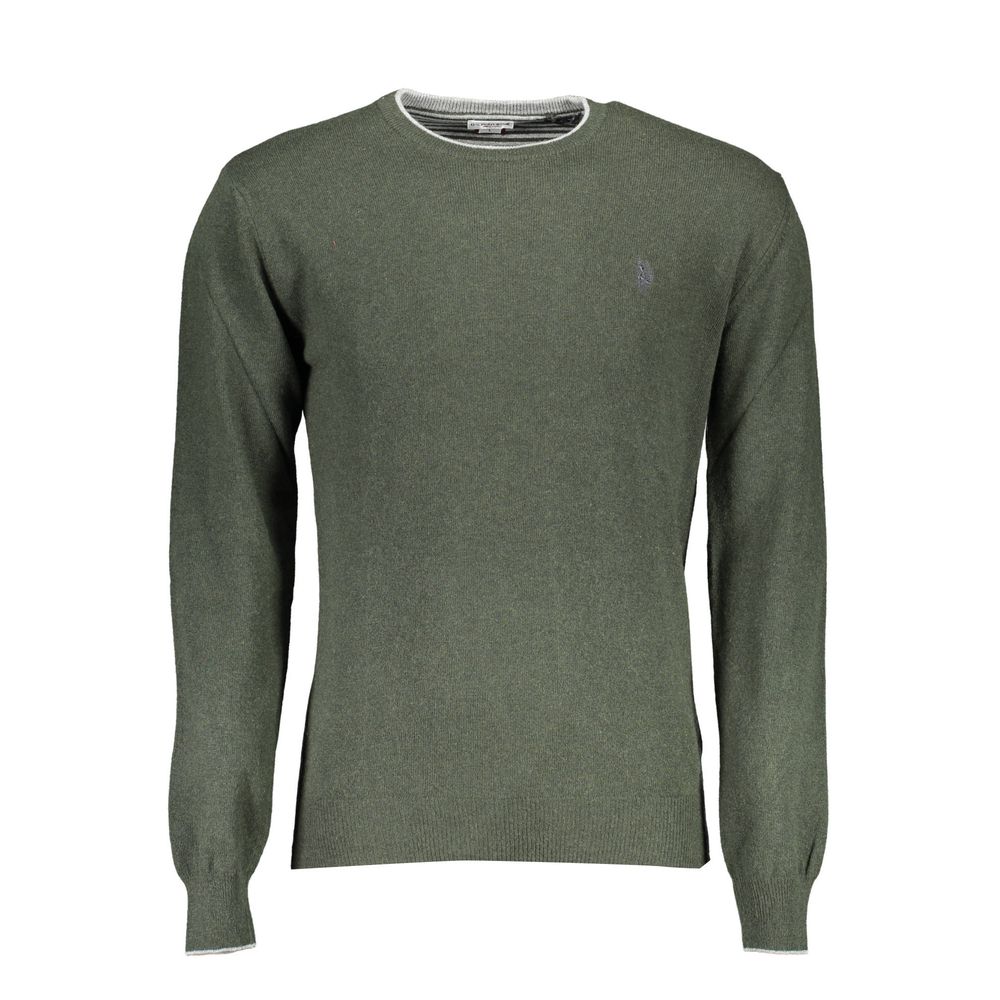 Зеленый шерстяной мужской свитер U.S. Polo Assn.
