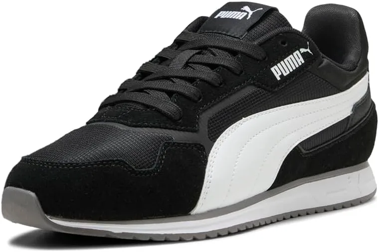 Мужские кроссовки PUMA Softride St Miller с шнуровкой, повседневные - черные, черный — фото 2