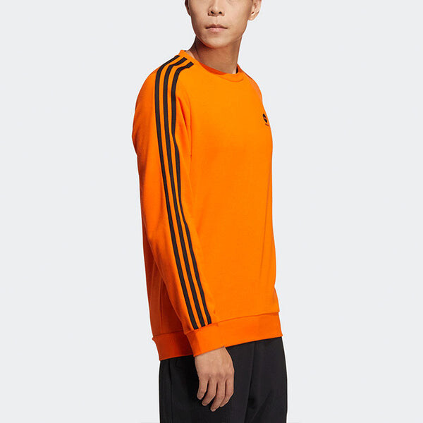 Толстовка Men's adidas neo Ce 3s Swt Casual Sports Round Neck Pullover Orange, мультиколор — фото 3