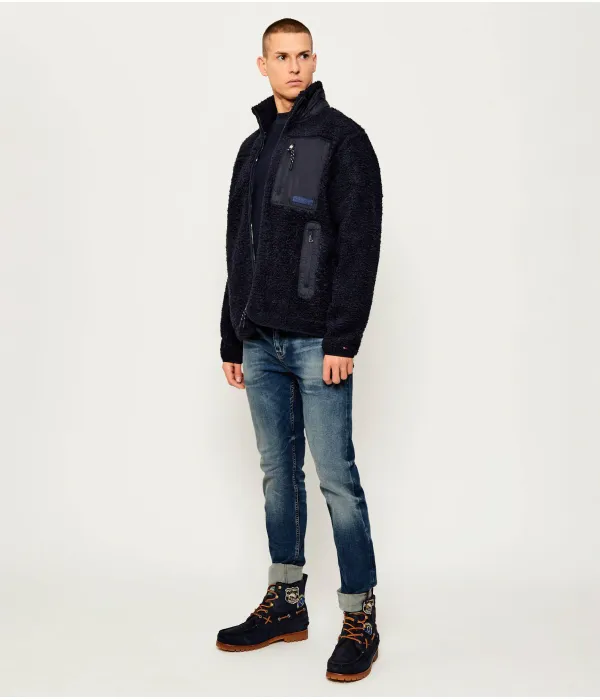 Толстовка Тедди Regular fit Tommy Hilfiger, синий — фото 2