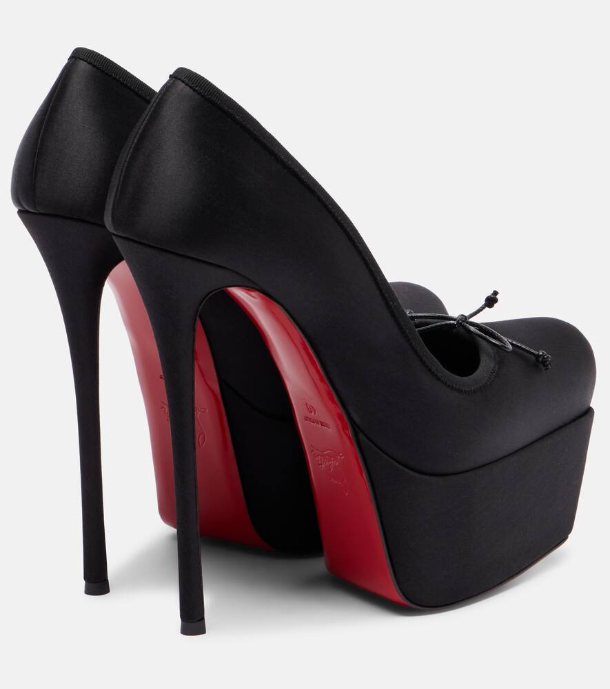 Туфли-лодочки Cassia 160 из сатина Christian Louboutin, Black/Lin Black — фото 2