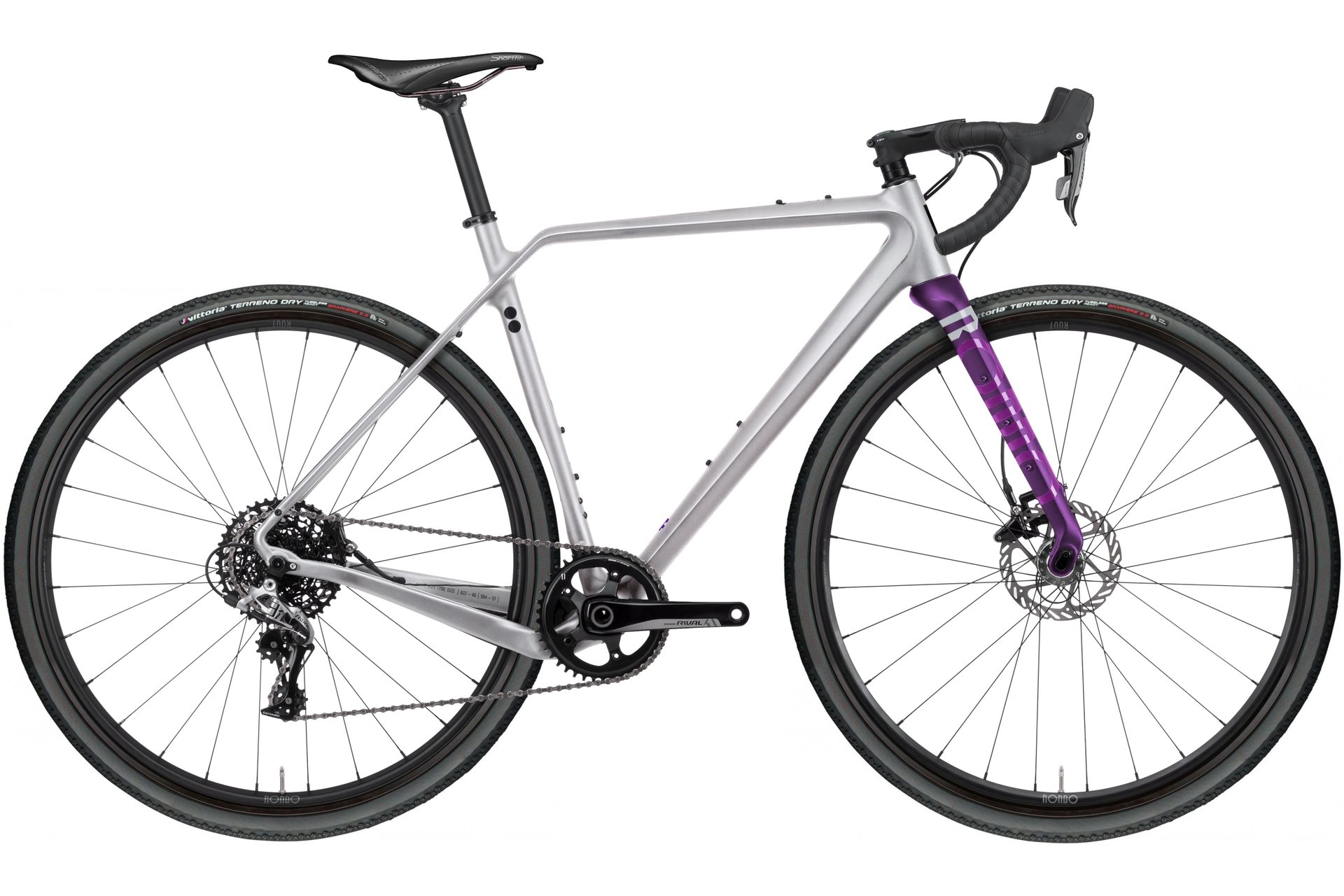 

Гравийный велосипед Rondo Ruut cf2 - 28 дюймов - diamant, silber | silver/purple